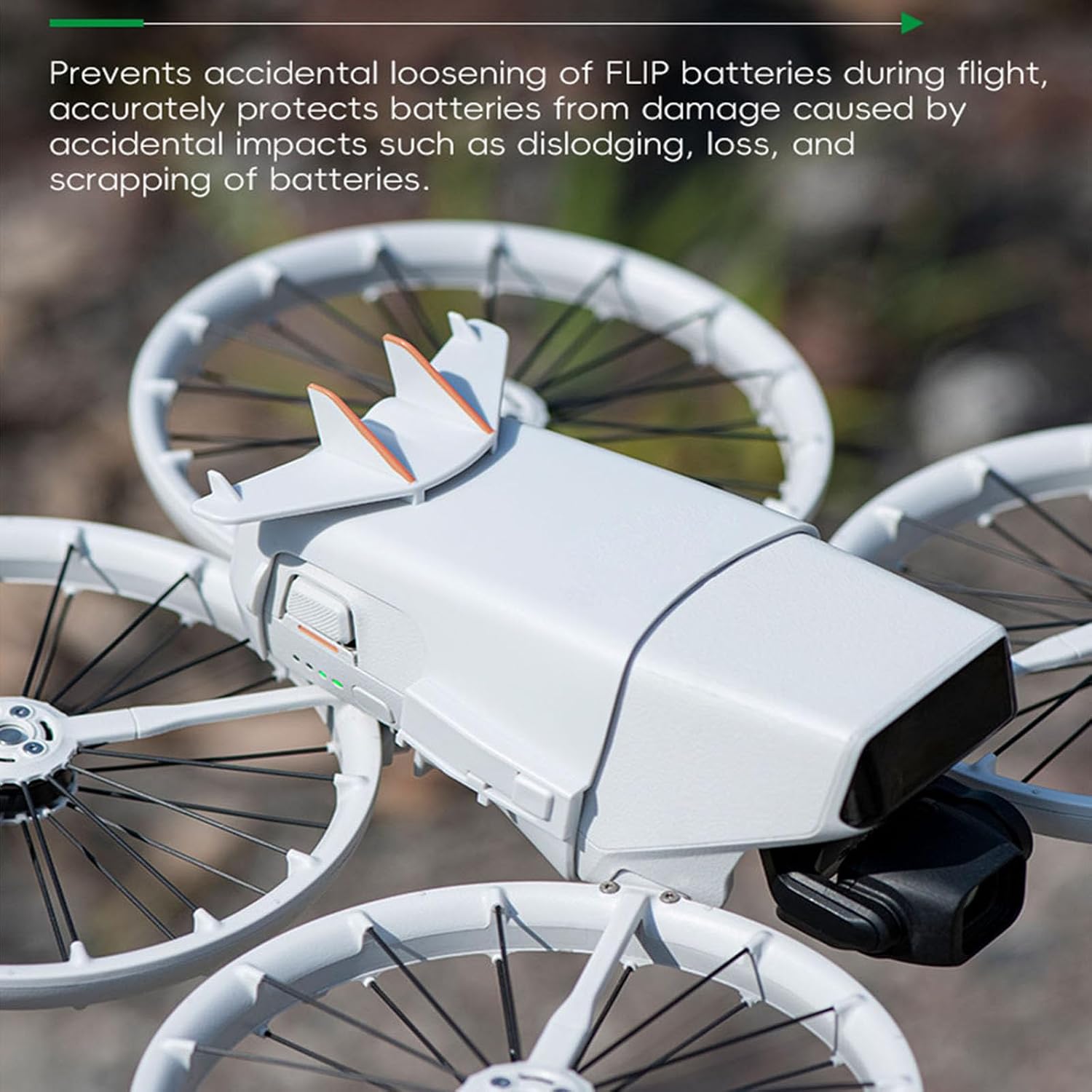 Battery Anti-release Buckle Flight Tail Wing Compatible with... - Image 7