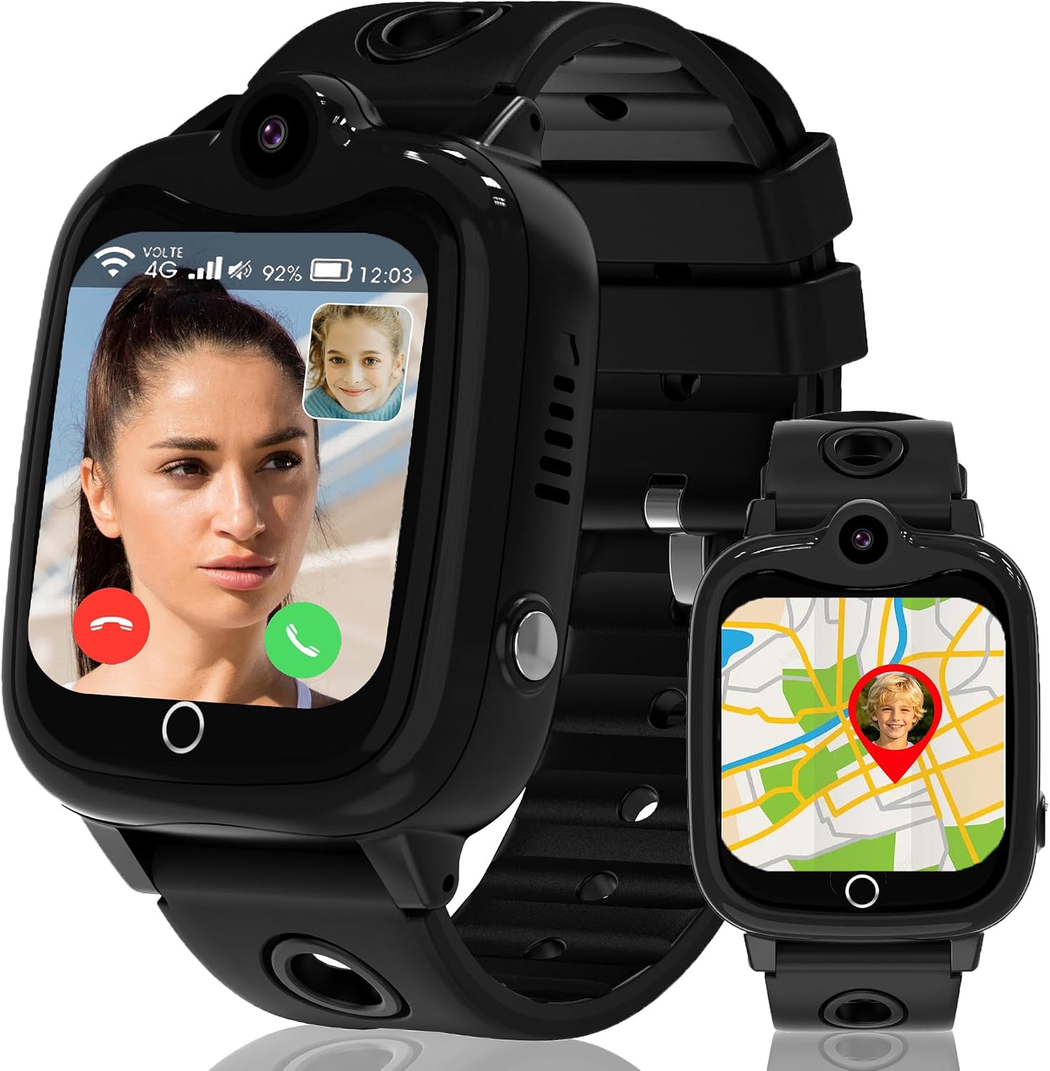 4G GPS Kids Smart Watch for Boys Girls,IP68Kids Phone Smartw... - Image 2