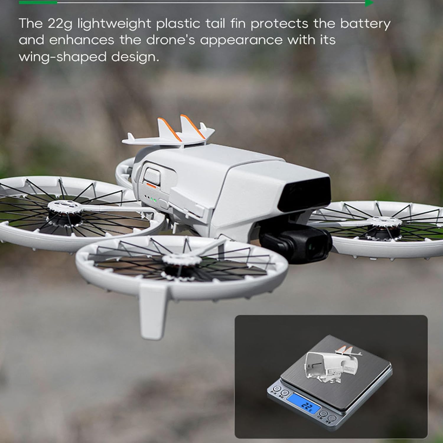 Battery Anti-release Buckle Flight Tail Wing Compatible with... - Image 9