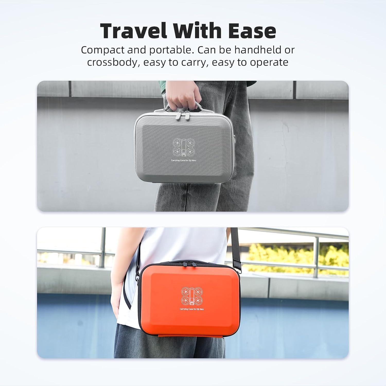 BRDRC Carrying Case for DJI Neo, PU Portable Protective Stor... - Image 5