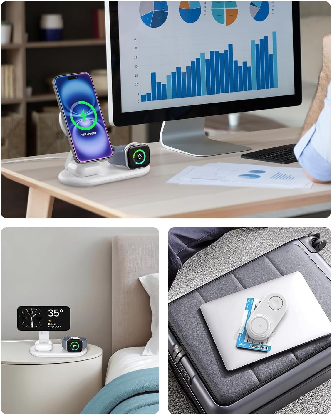 3 in 1 Wireless Charging Station for Apple - Image 9