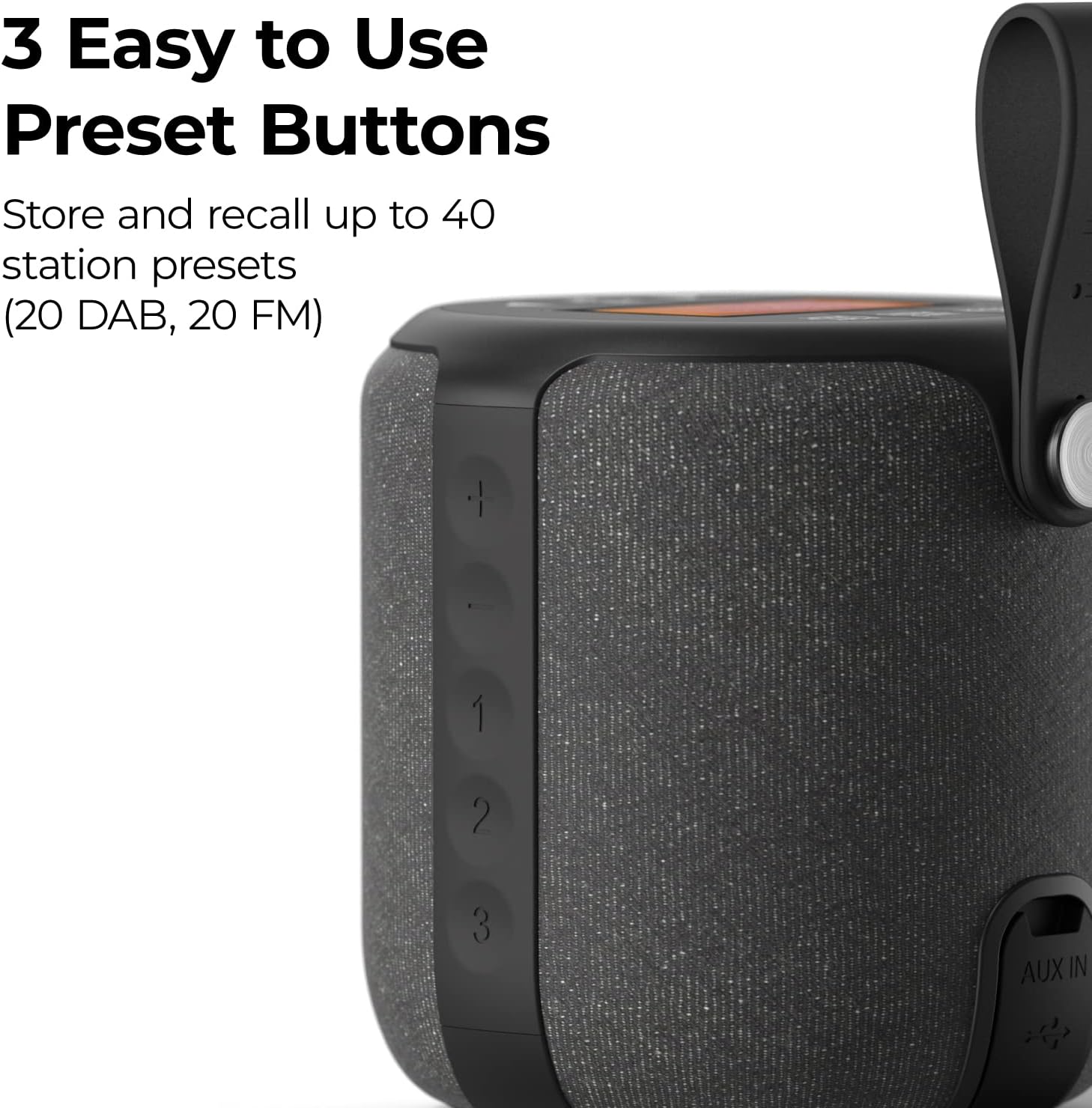 i-box Barrel DAB/DAB+ Radio & Bluetooth Speaker, Portable FM... - Image 7