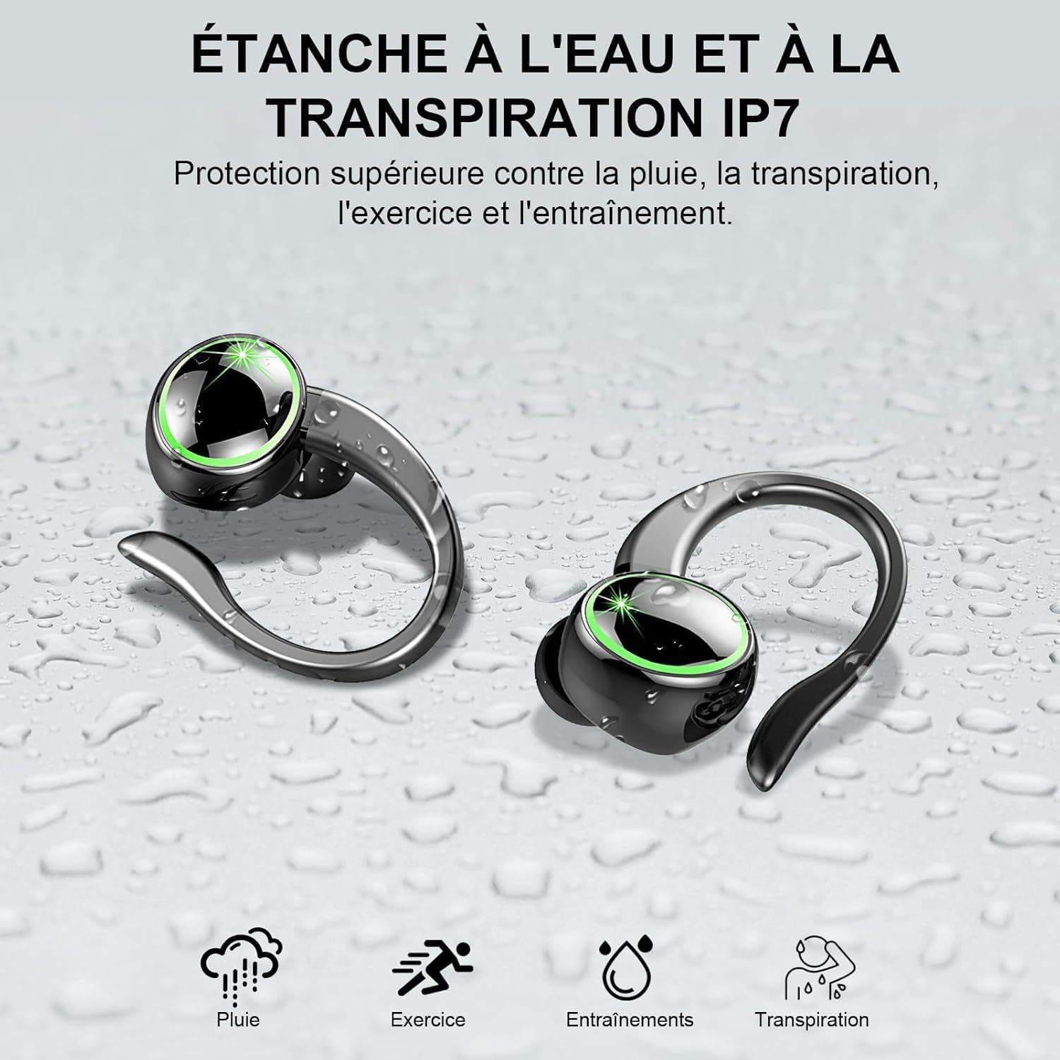 Wireless Earbuds,Bluetooth 5.4 Headphones Sport, Wireless Ea... - Image 7
