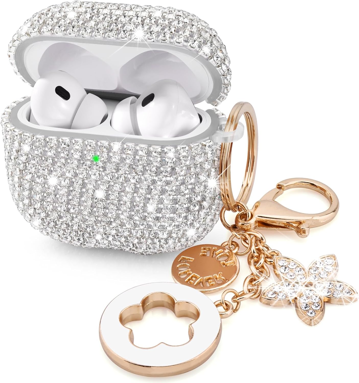 Case for Apple Airpods Pro 3 Case Cover 2025, VISOOM Bling J... - Image 2