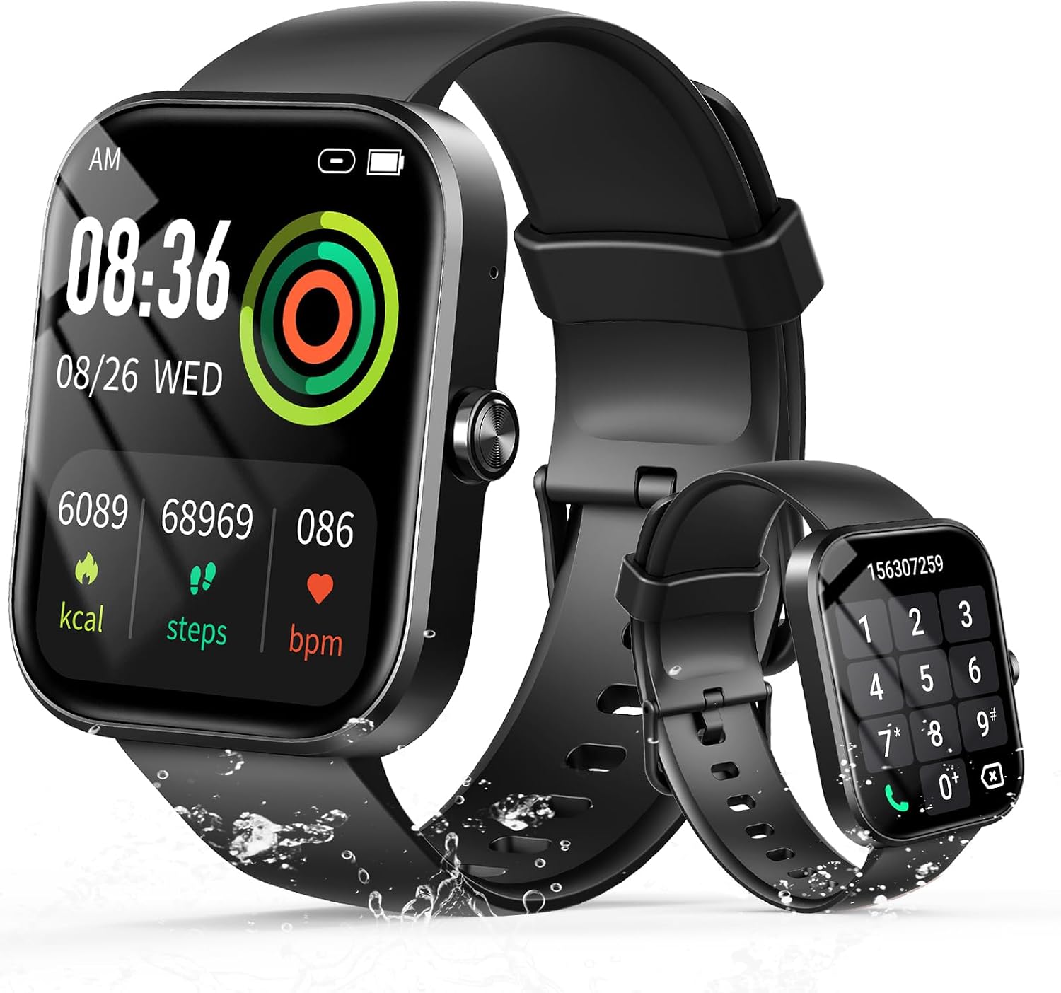 Smart Watch for Men Women, 1.91" Screen Fitness Watch with A... - Image 2