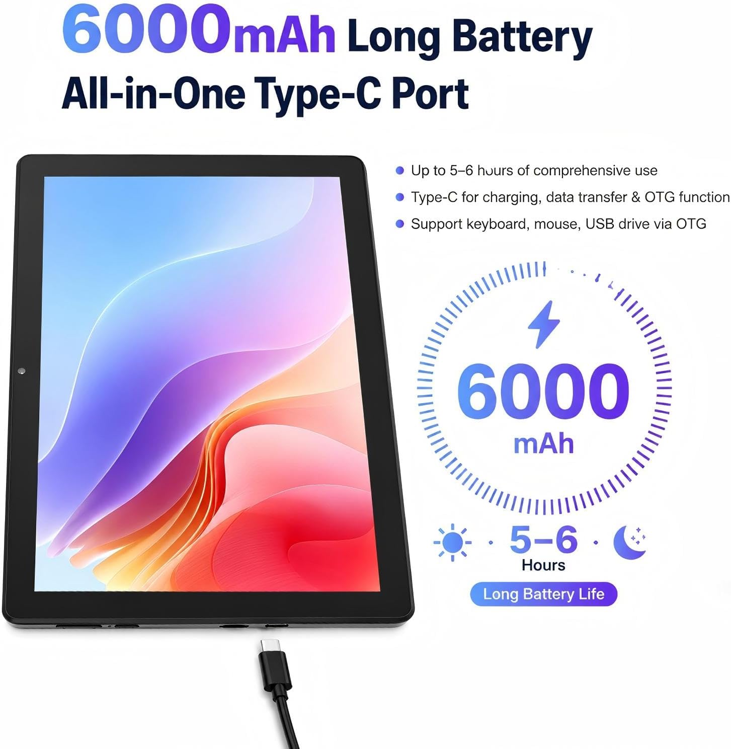 Tablet Android 16, 10 inch Tablets, Octa-Core Processor, 36G... - Image 7