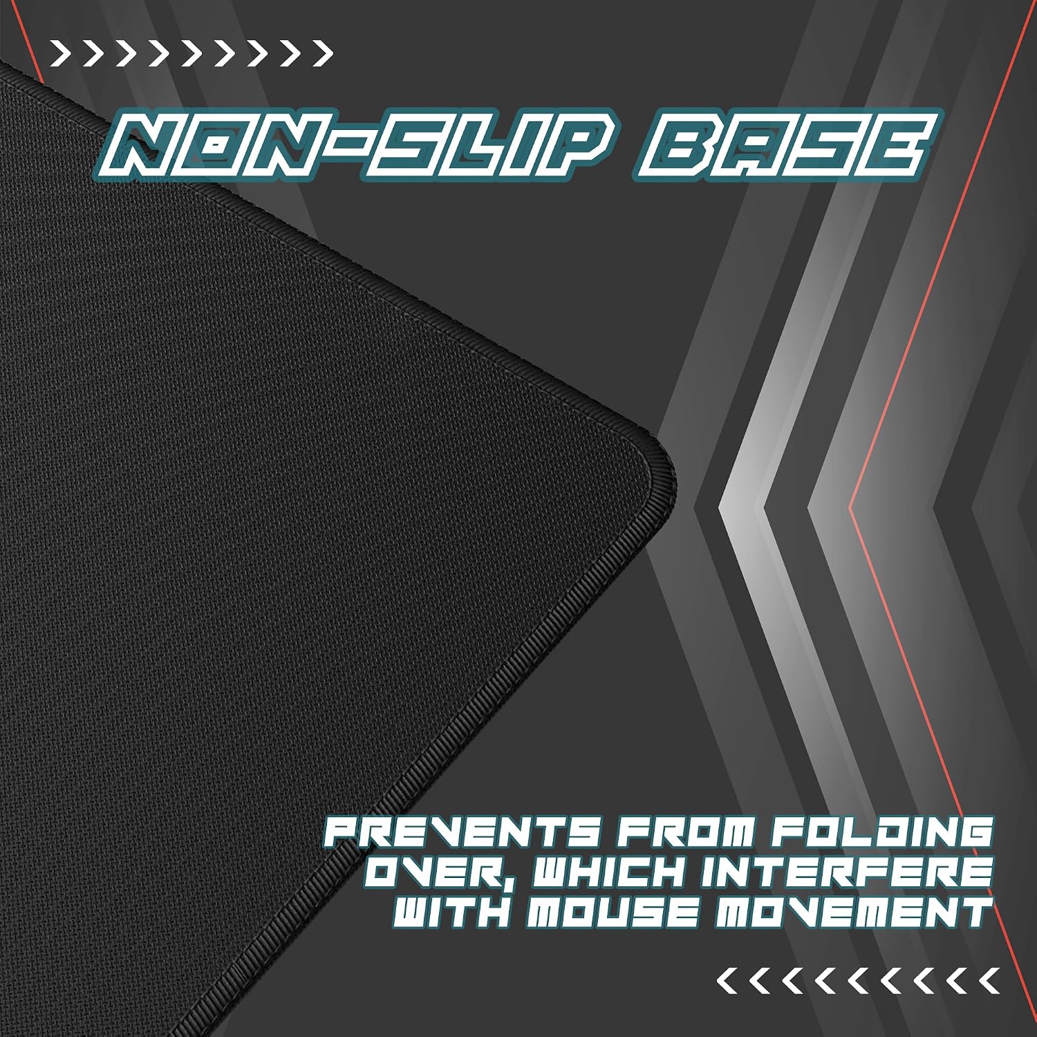 White Desk Mat Large Mouse Mat Gaming XXL 90 x 40cm, White S... - Image 4