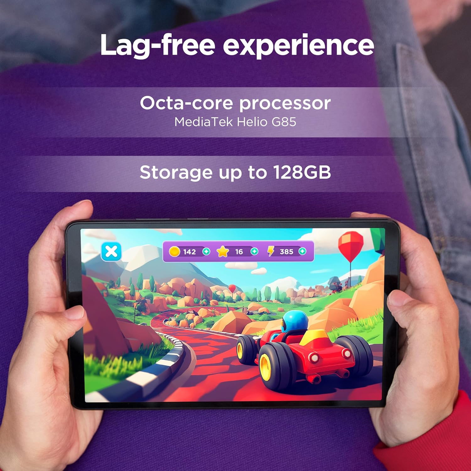 Lenovo Tab One Android Tablet | 8.7 inch HD Display | MediaT... - Image 7