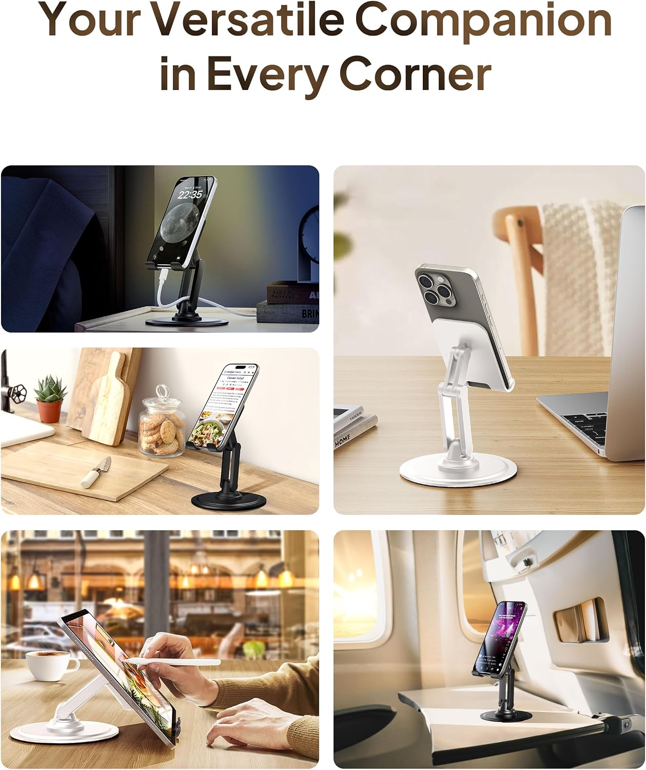 COOPER 360° Stand Rotating Mobile Phone Stand for Desk, Gami... - Image 6