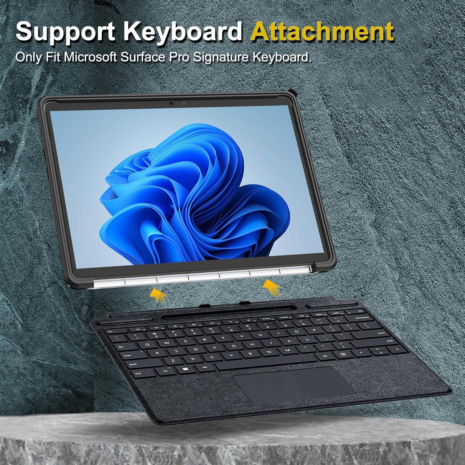 FINTIE Hybrid Case for Microsoft Surface Pro 11/10/9 (2024-2... - Image 8
