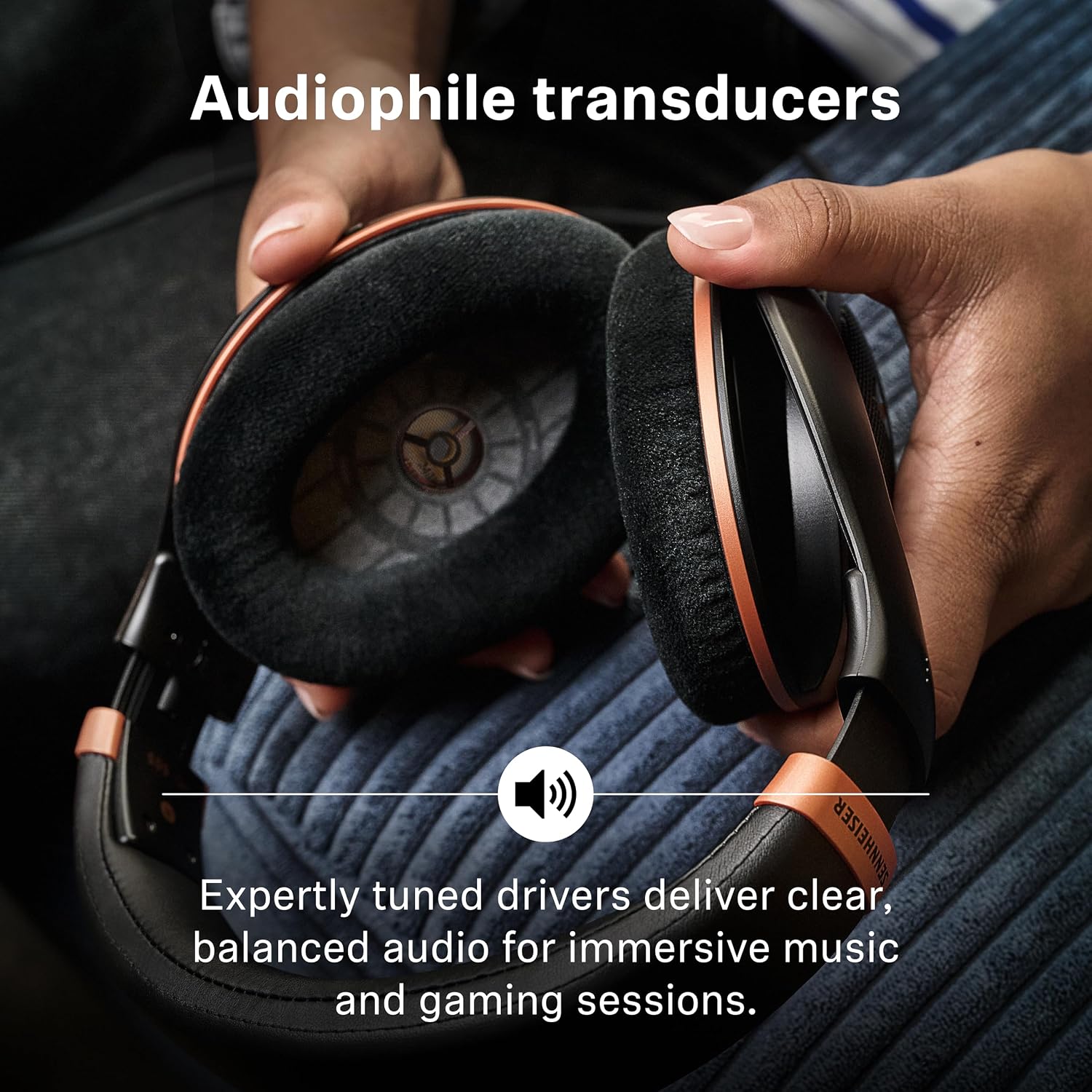 Sennheiser HD 505 Wired Headphones Over Ear With Transparent... - Image 6