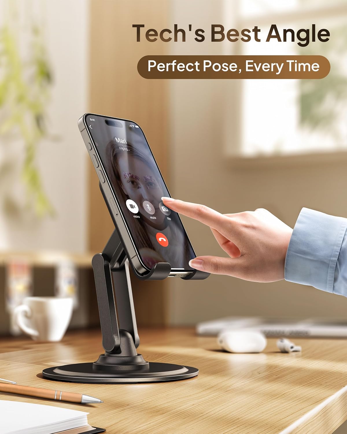 COOPER 360° Stand Rotating Mobile Phone Stand for Desk, Gami... - Image 8