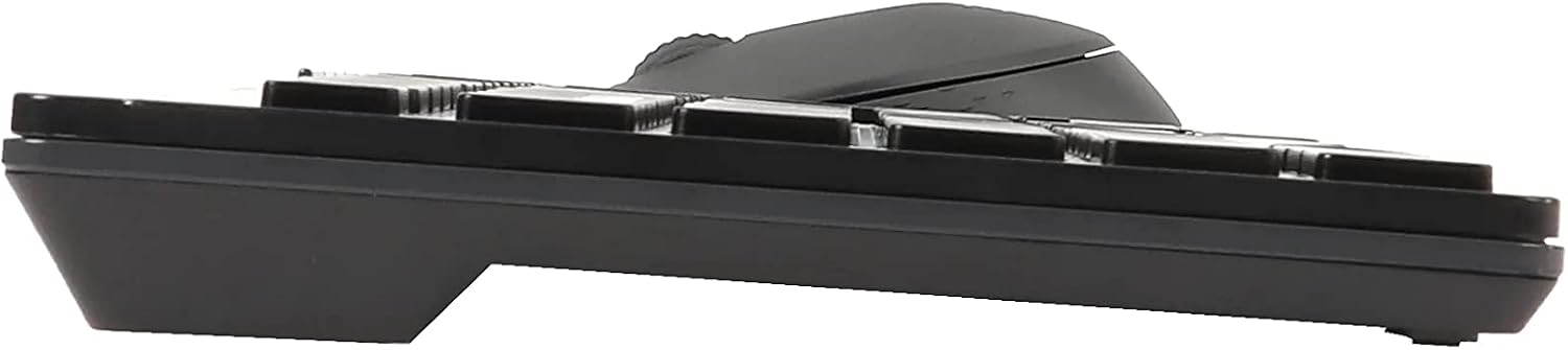 Rapoo 8100M Multi-mode Wireless Desktop Combo Set - Black (Q... - Image 3