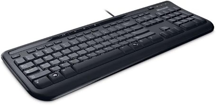 Microsoft Wired Keyboard 600, UK Layout - Black - Image 3