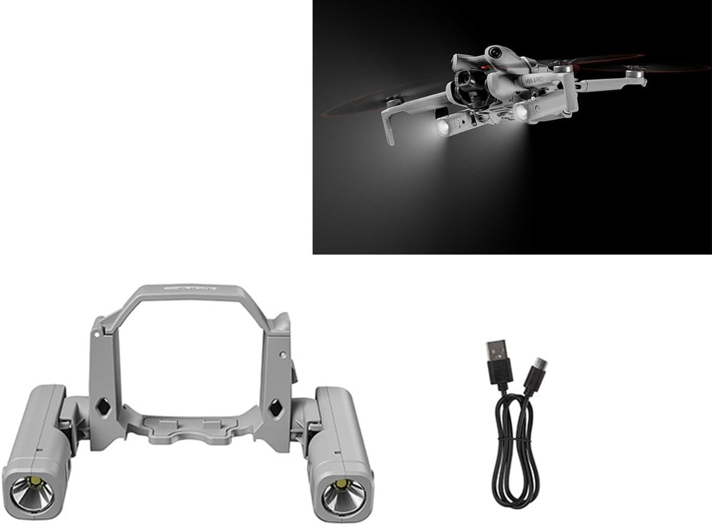 Mini4 Pro Drone Searchlight Night Light for DJI Mini 4 Pro R...