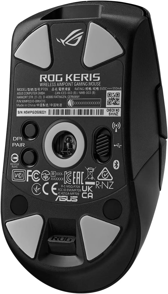Asus ROG Keris Wireless AimPoint Gaming Mouse, M - Black - Image 14
