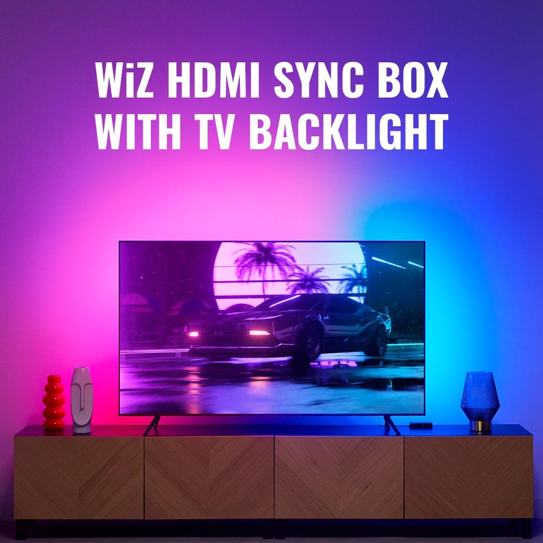 WiZ HDMI Sync Box with TV Backlight – Syncs Light to Your Mo... - Image 9