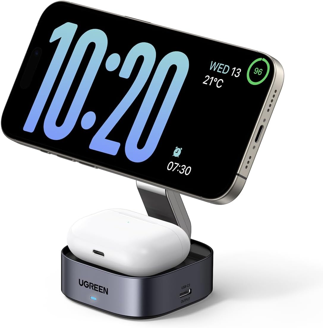 UGREEN 2-in-1 for MagSafe Charger, Wireless Charger Stand wi... - Image 2