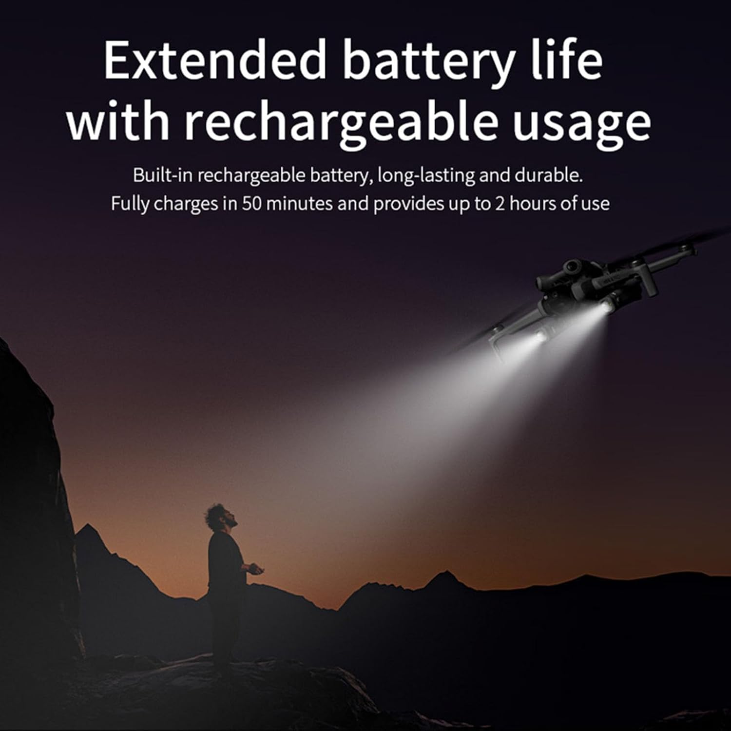 Mini4 Pro Drone Searchlight Night Light for DJI Mini 4 Pro R... - Image 7