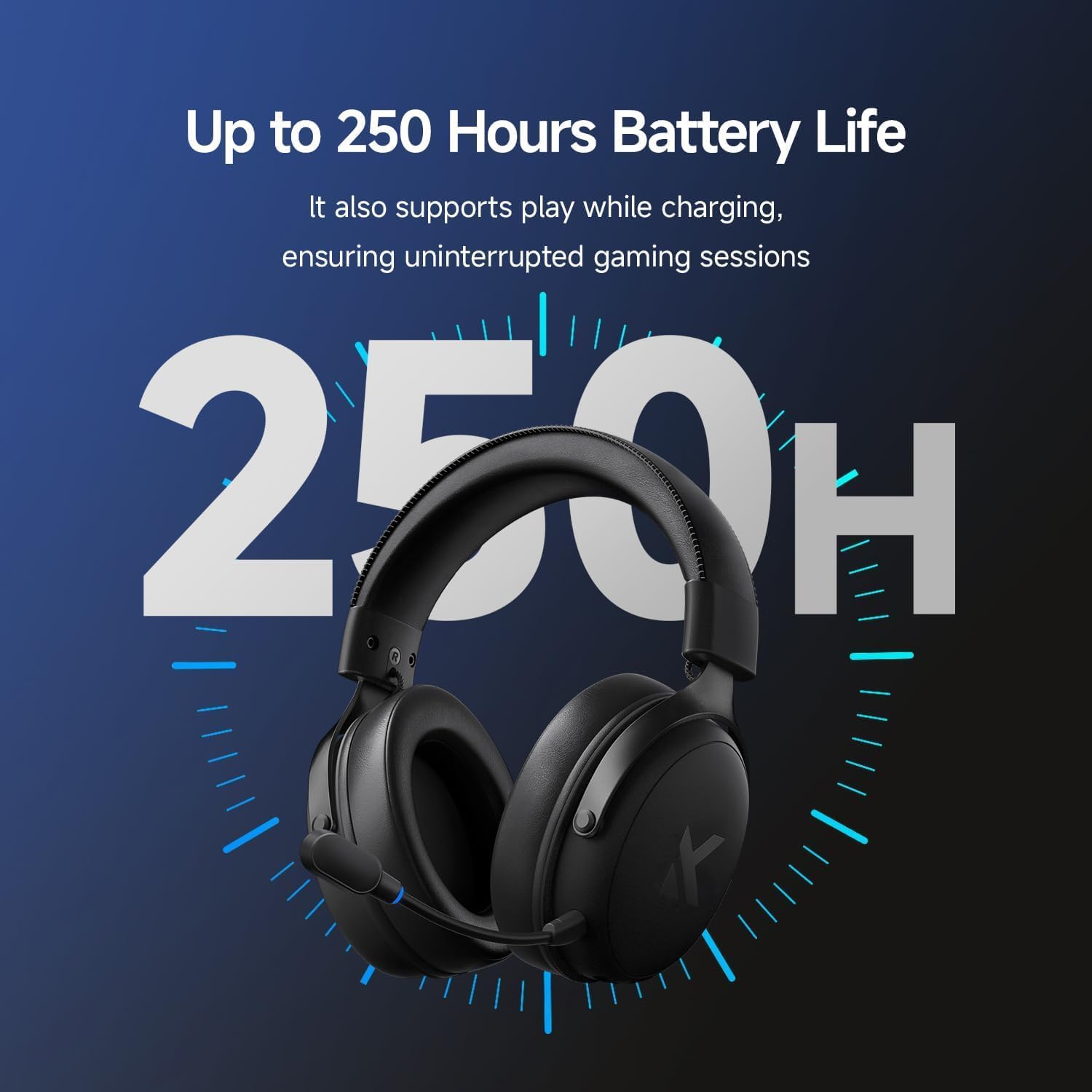 MCHOSE V9 Pro 7.1 Surround Sound FPS Wireless Gaming Headset - Image 6