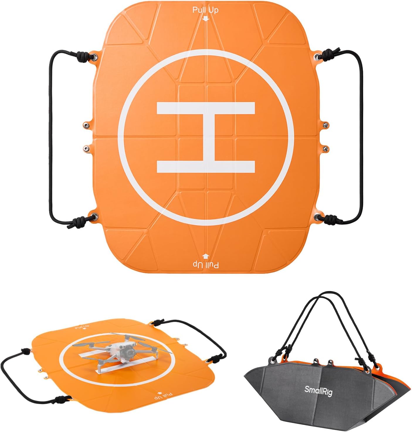 SMALLRIG 75cm Foldable Drone Landing Pad, 2-in-1 Fast-fold C...