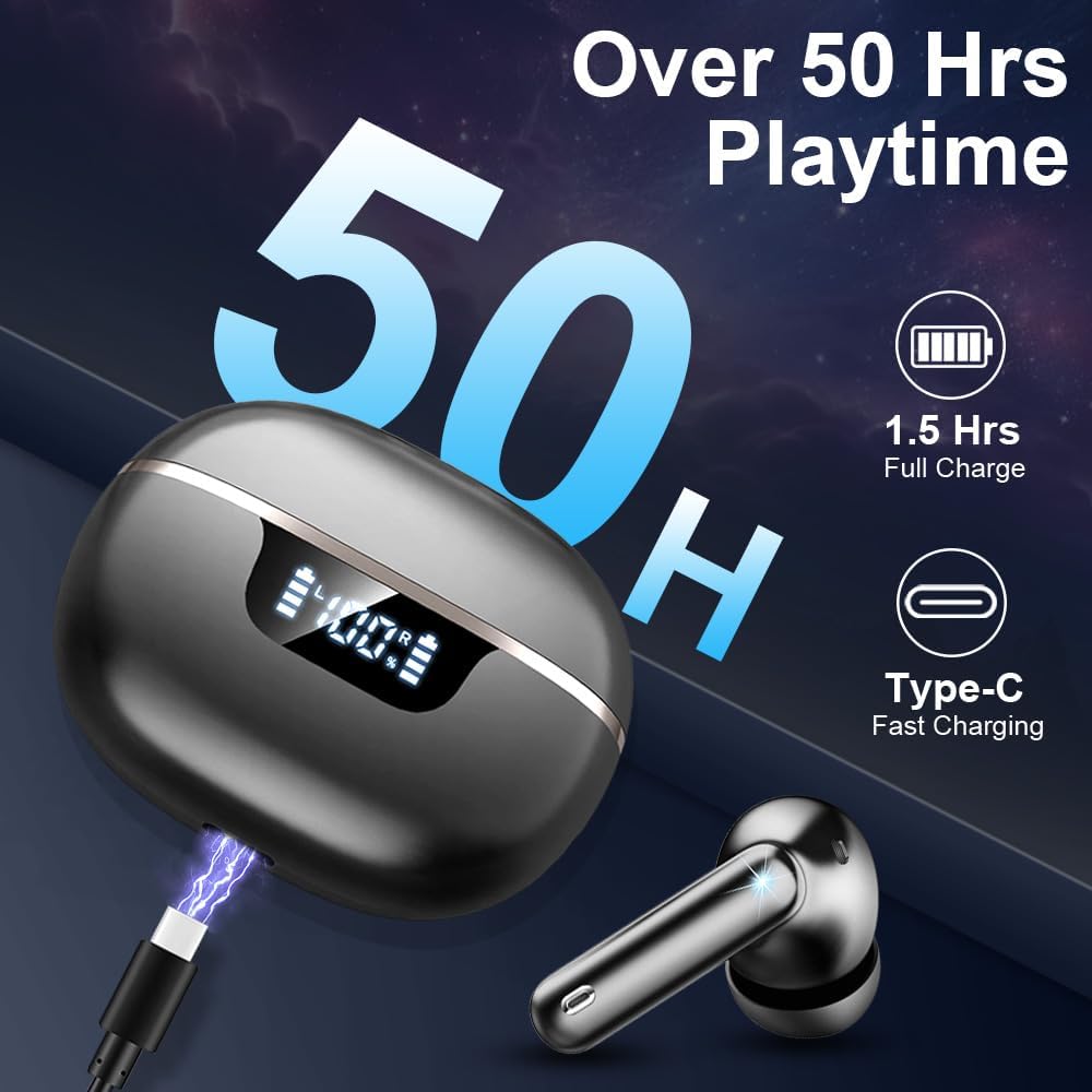 2026 Wireless Earbuds, Bluetooth 5.4 Headphones HiFi Stereo,... - Image 8