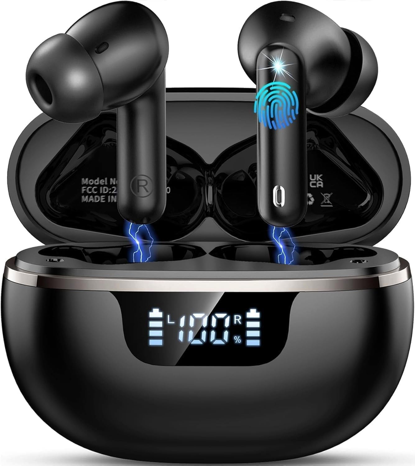 2026 Wireless Earbuds, Bluetooth 5.4 Headphones HiFi Stereo,... - Image 2