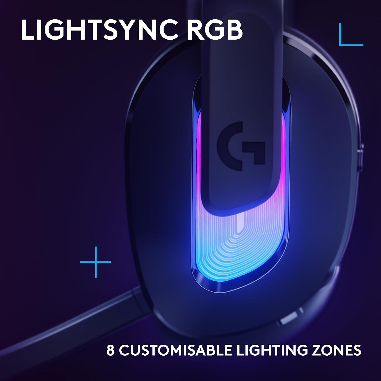Logitech G G522 LIGHTSPEED Wireless Gaming Headset (Black) - Image 3