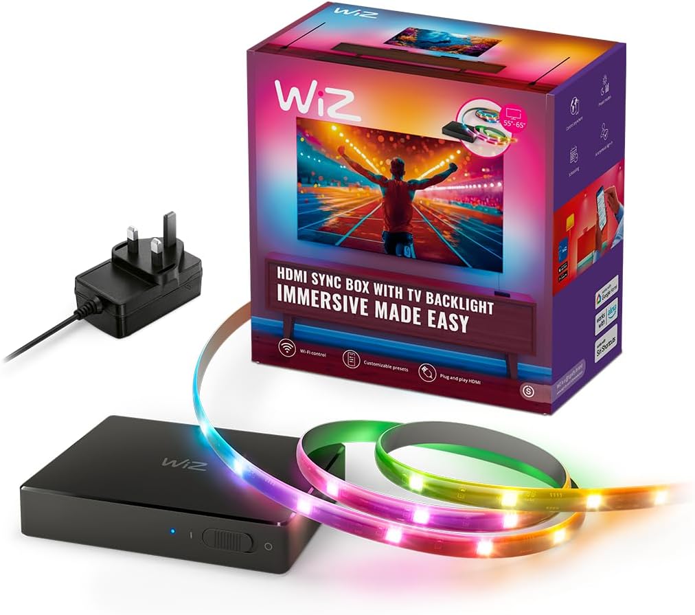 WiZ HDMI Sync Box with TV Backlight – Syncs Light to Your Mo... - Image 2