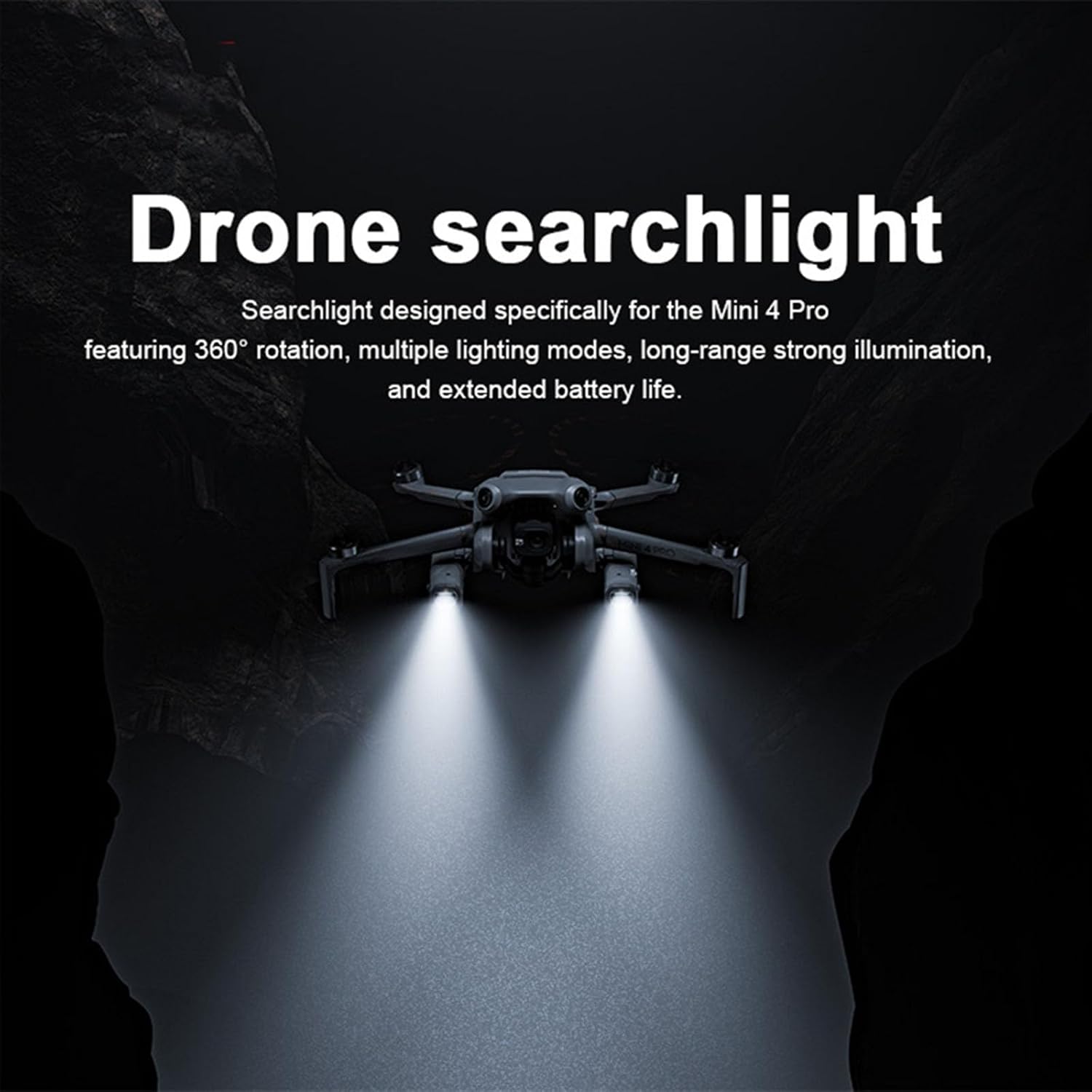 Mini4 Pro Drone Searchlight Night Light for DJI Mini 4 Pro R... - Image 2