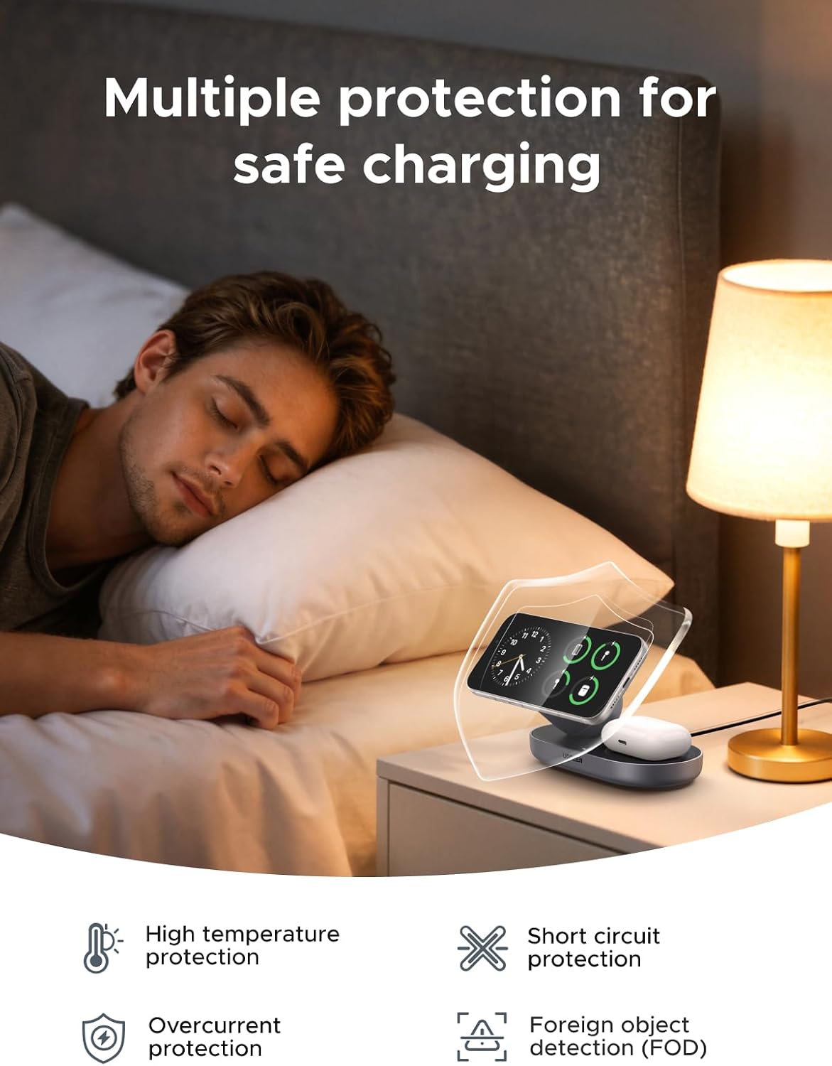 UGREEN 15W for MagSafe Charger, 2-in-1 Qi2 Fast Wireless Cha... - Image 6