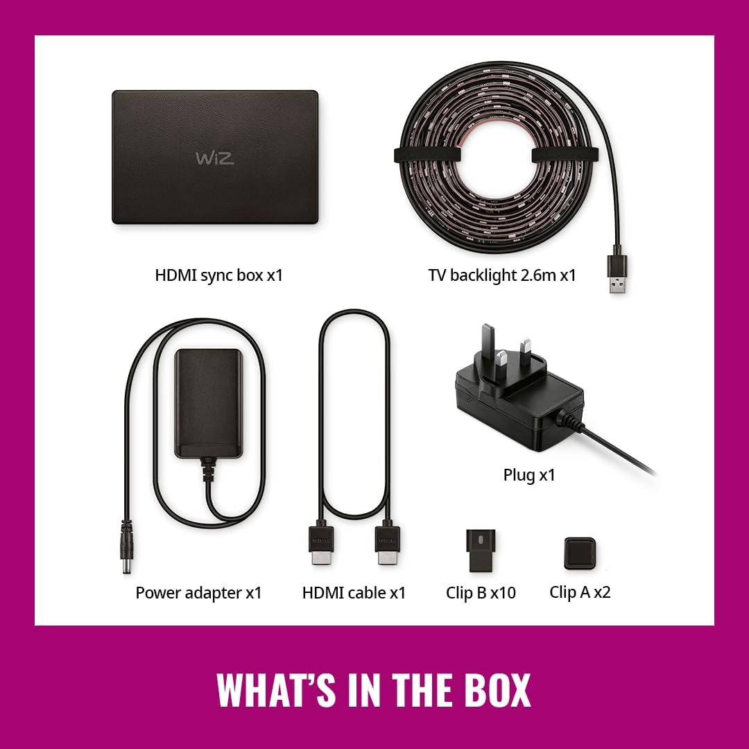 WiZ HDMI Sync Box with TV Backlight – Syncs Light to Your Mo... - Image 8