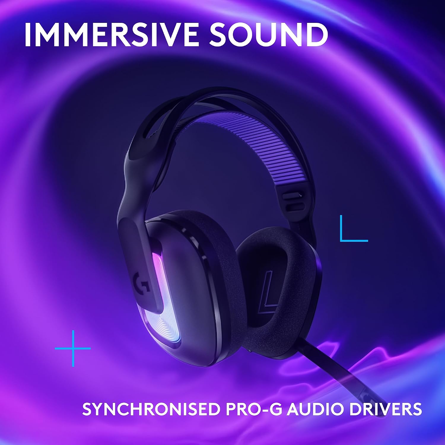 Logitech G G522 LIGHTSPEED Wireless Gaming Headset (Black) - Image 5