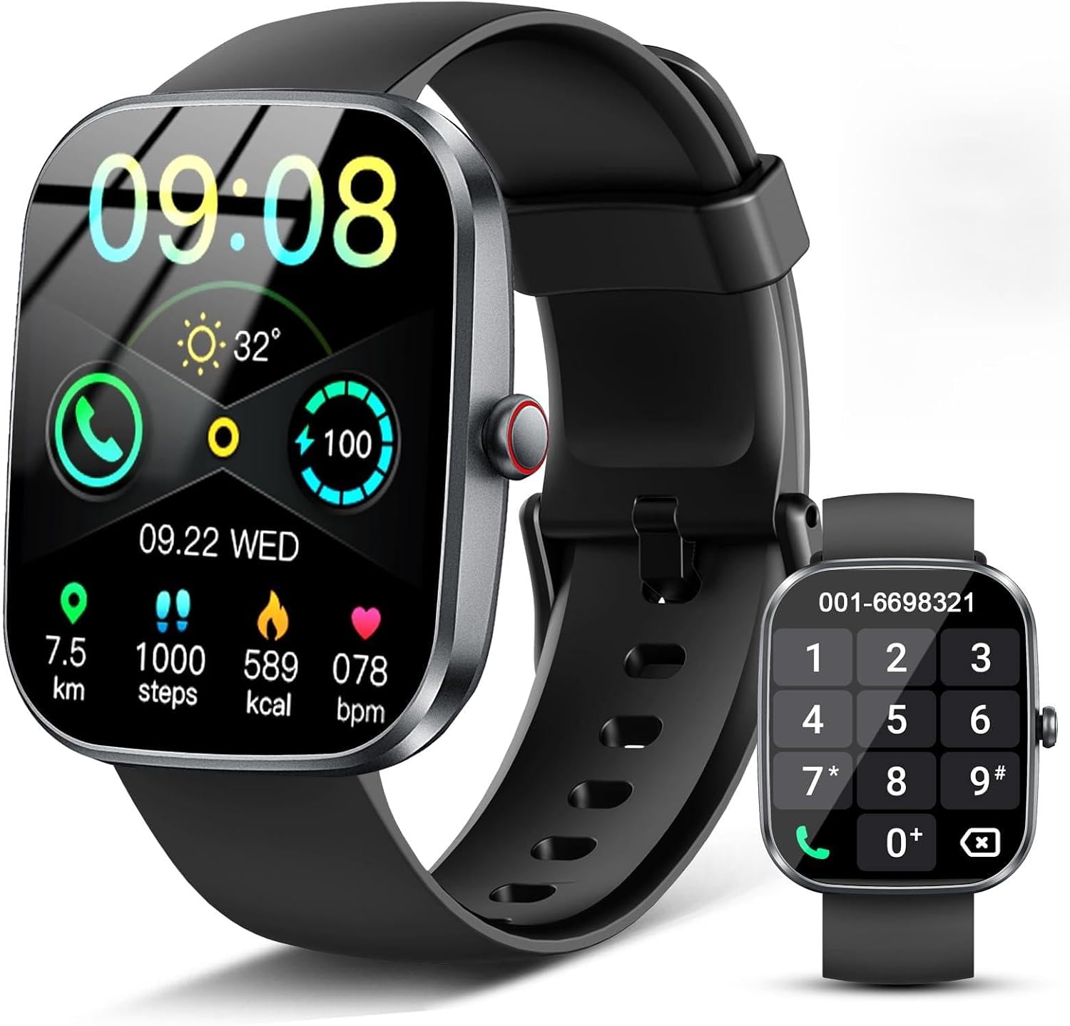 Soudorv 1.91" HD Bluetooth 5.4 Calling Smartwatch for Men