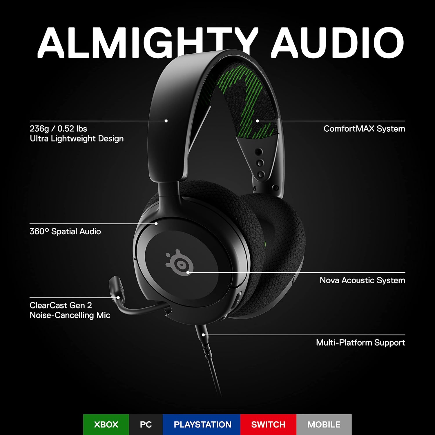 SteelSeries Arctis Nova 1X Xbox Series X/S Gaming Headset - ... - Image 3