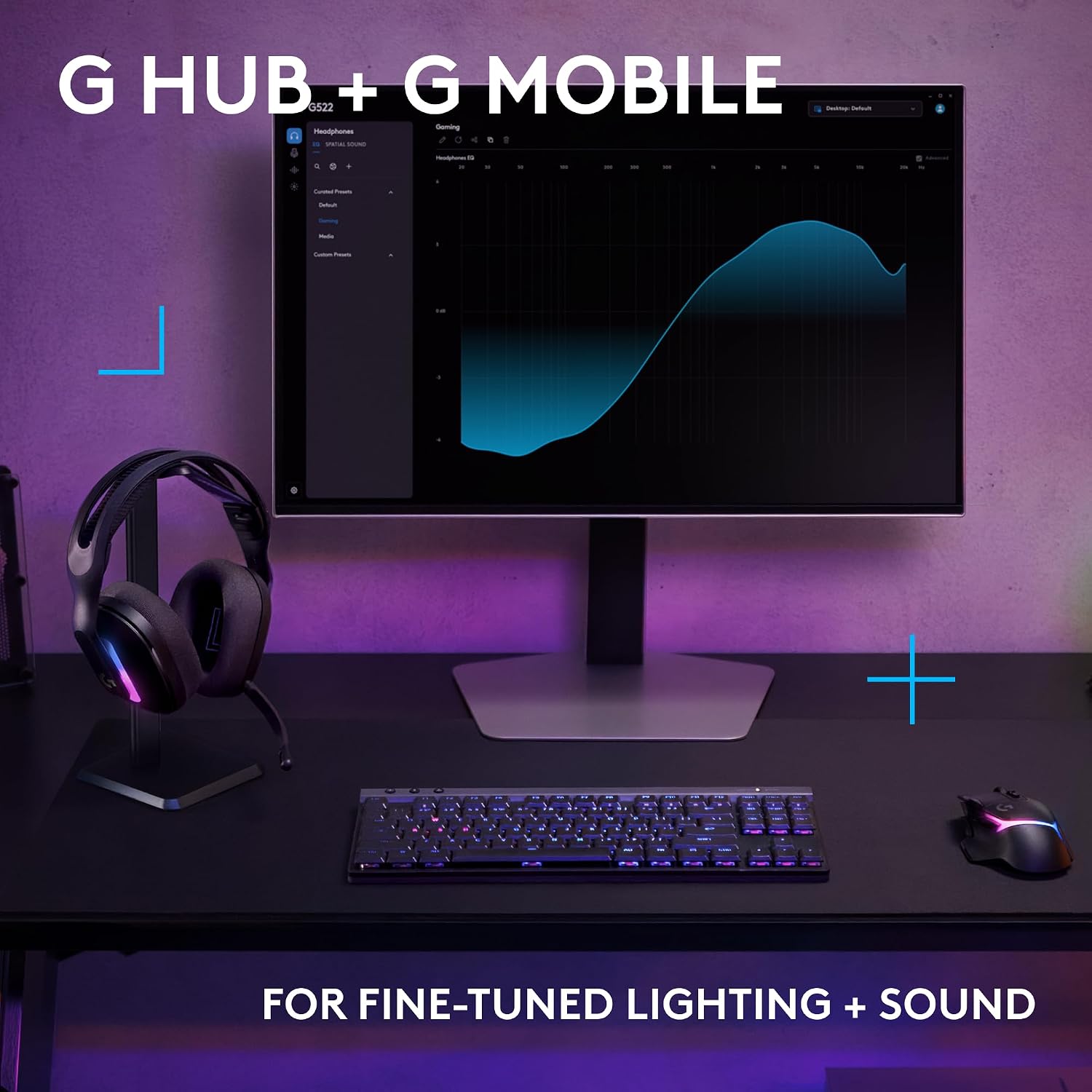 Logitech G G522 LIGHTSPEED Wireless Gaming Headset (Black) - Image 8