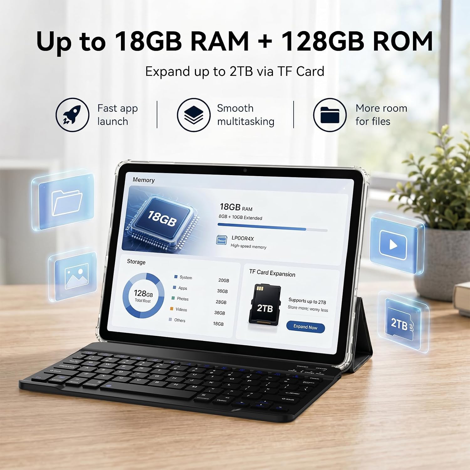 Android 16 Tablet 10 Inch - Gemini AI 3.5 Android Tablets 18... - Image 5