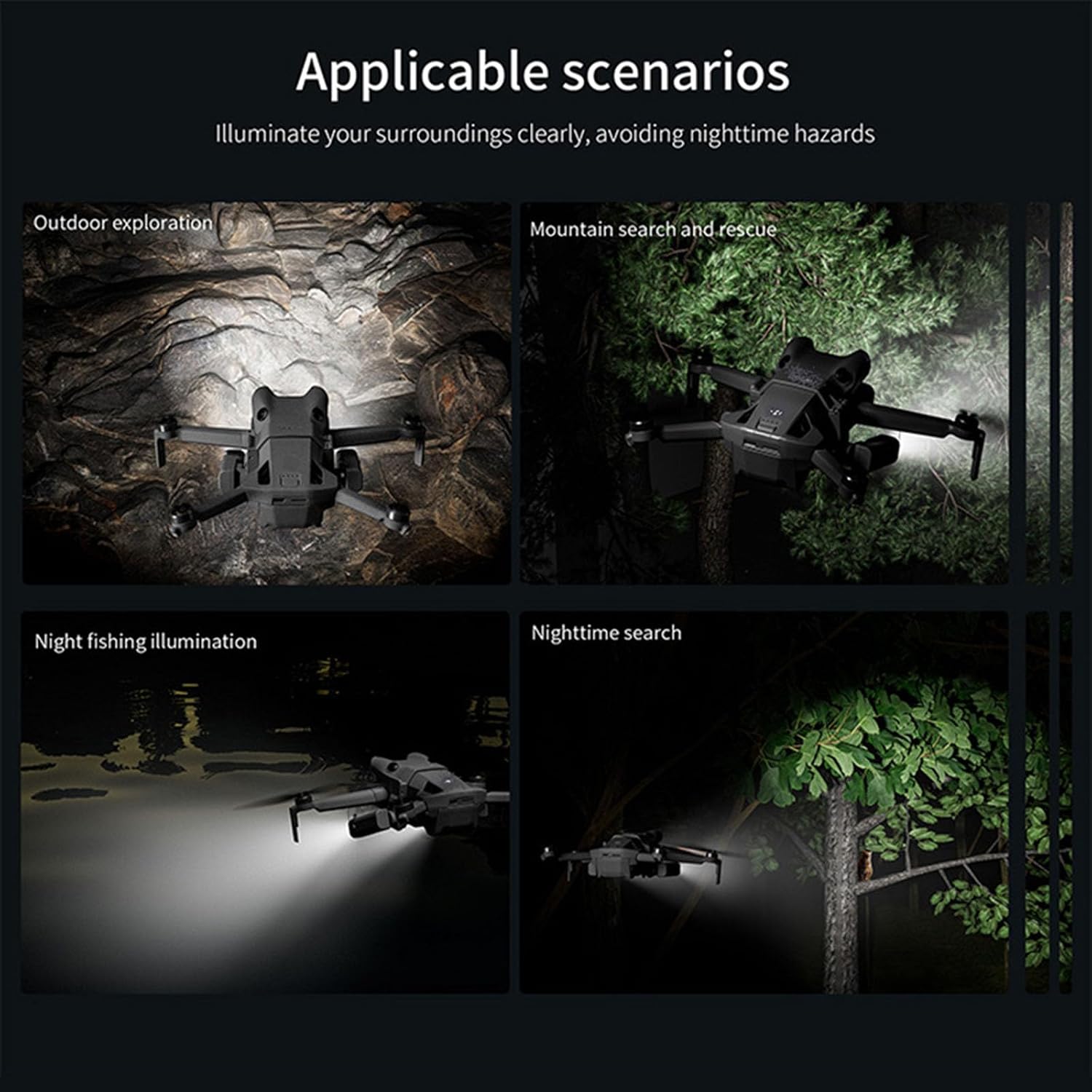 Mini4 Pro Drone Searchlight Night Light for DJI Mini 4 Pro R... - Image 9