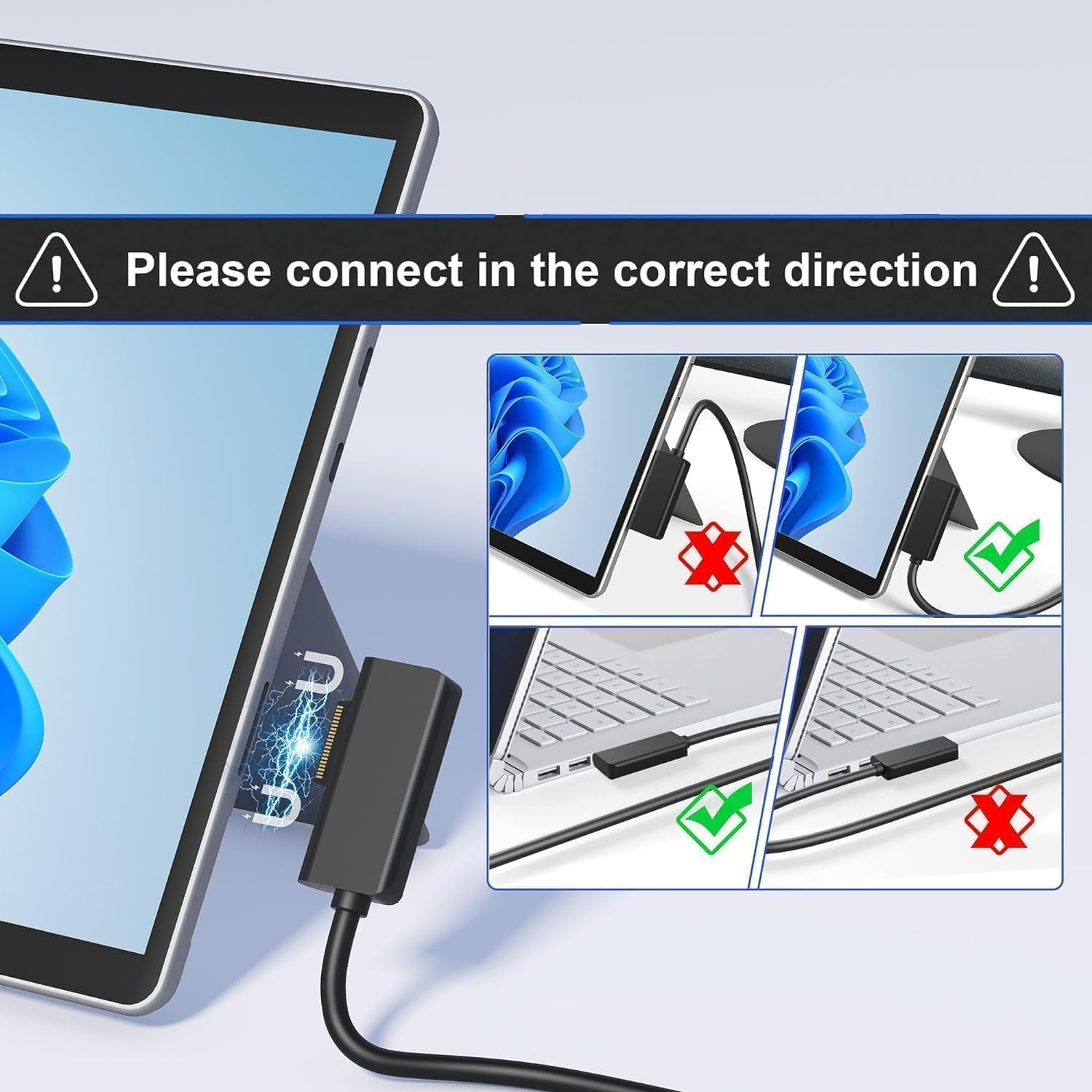 4k@60Hz HDMI+VGA Microsoft Surface Dock Triple Displays - 11... - Image 9