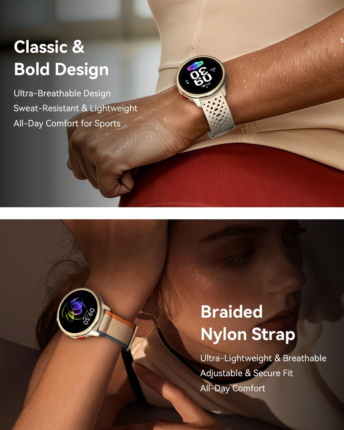 Quican Smart Watches for Women Men, 1.27" Round, Answer/Make... - Image 9