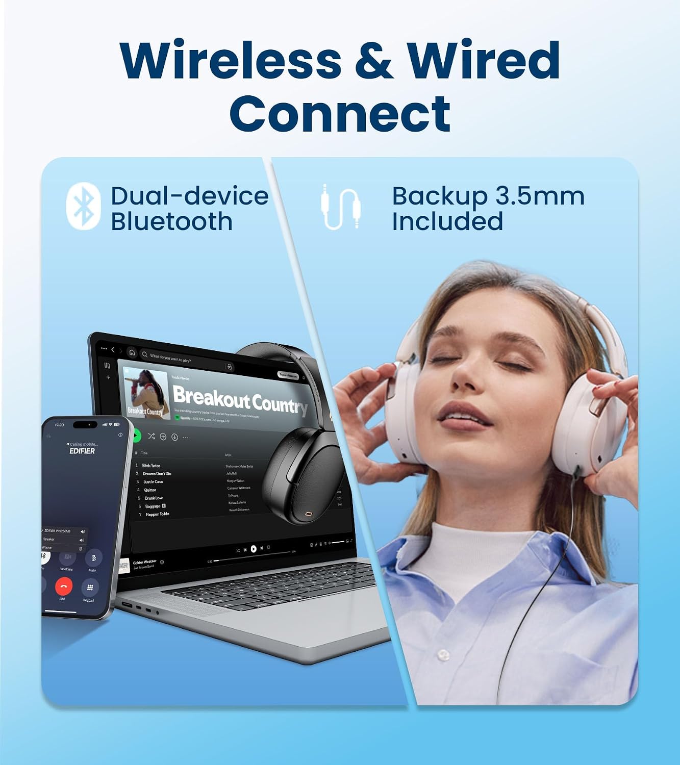 Edifier WH950NB Gen 2 8-Level Active Noise Cancelling Headph... - Image 9