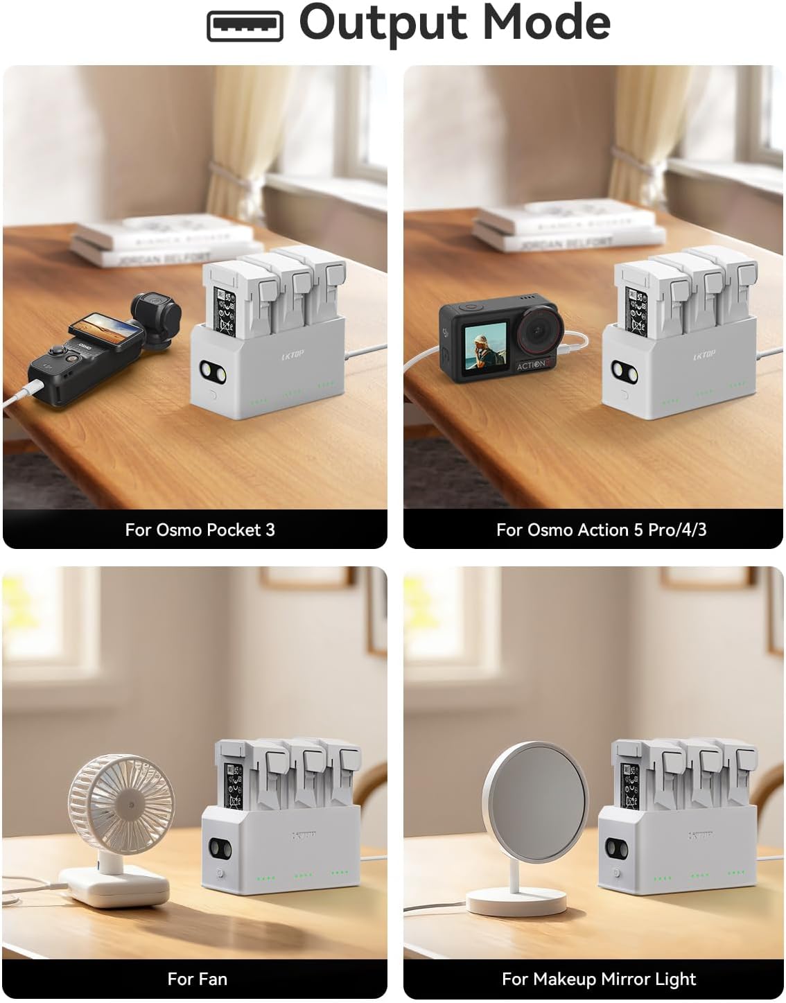 LKTOP Mini 5 Pro/4 Pro/3 Pro/3 Battery Charging Hub 37W Fast... - Image 8