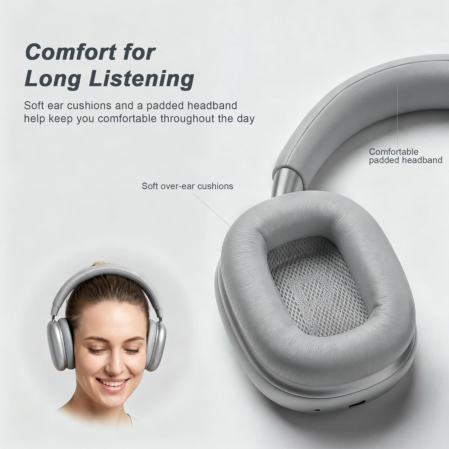 Wireless Over-Ear Headphones with Magnetic Earpads - Image 7