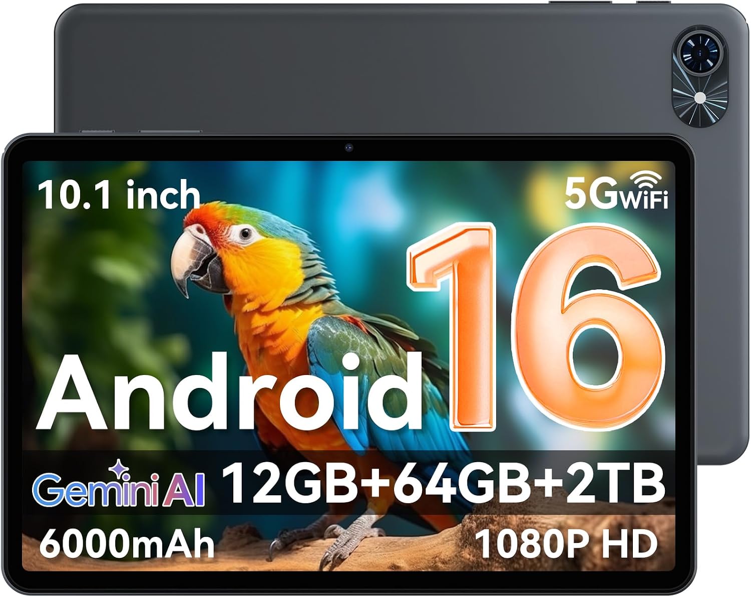 Tablet 2026 Latest Android 16 Tablets with 10.5 Inch HD+IPS ... - Image 2