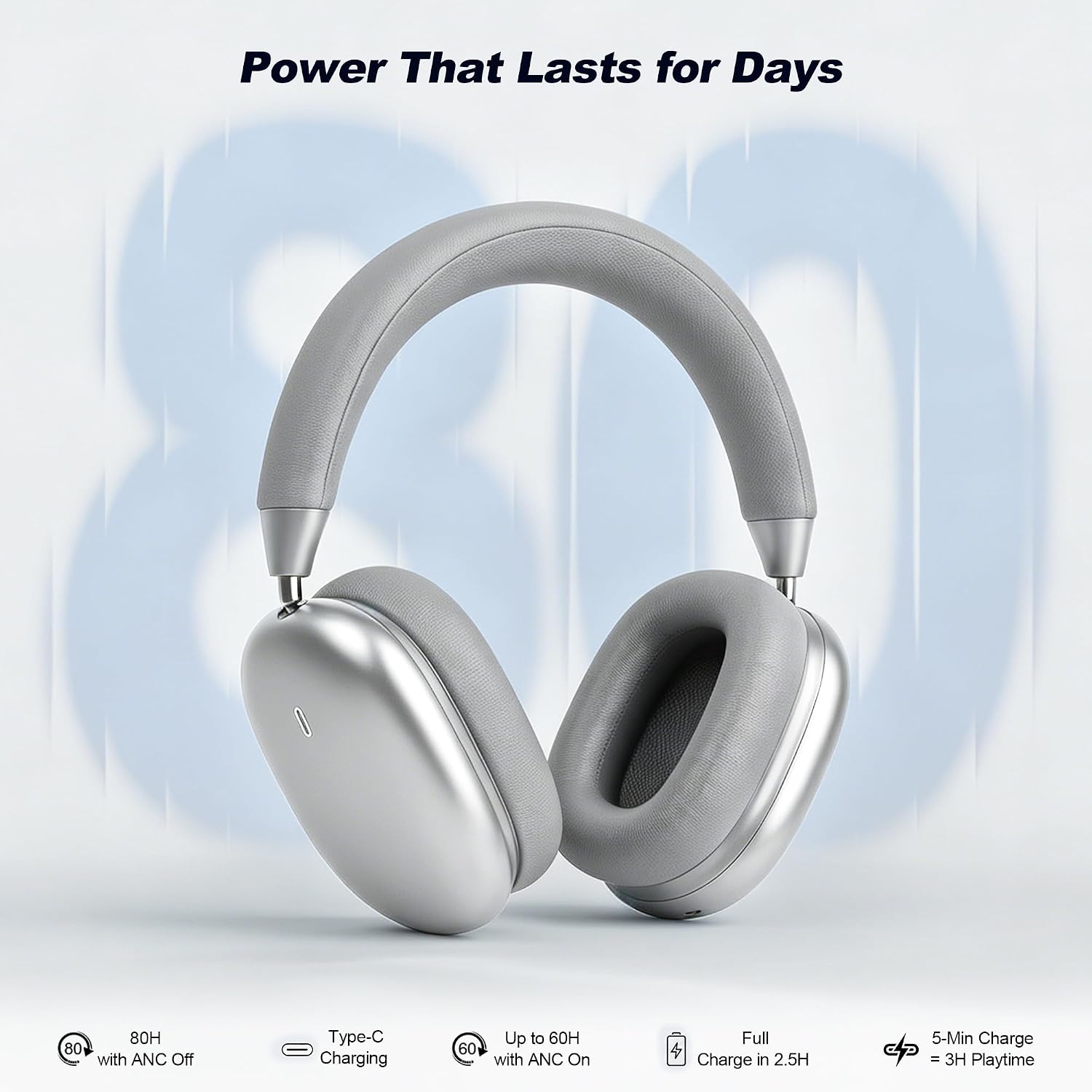 Wireless Over-Ear Headphones with Magnetic Earpads - Image 6