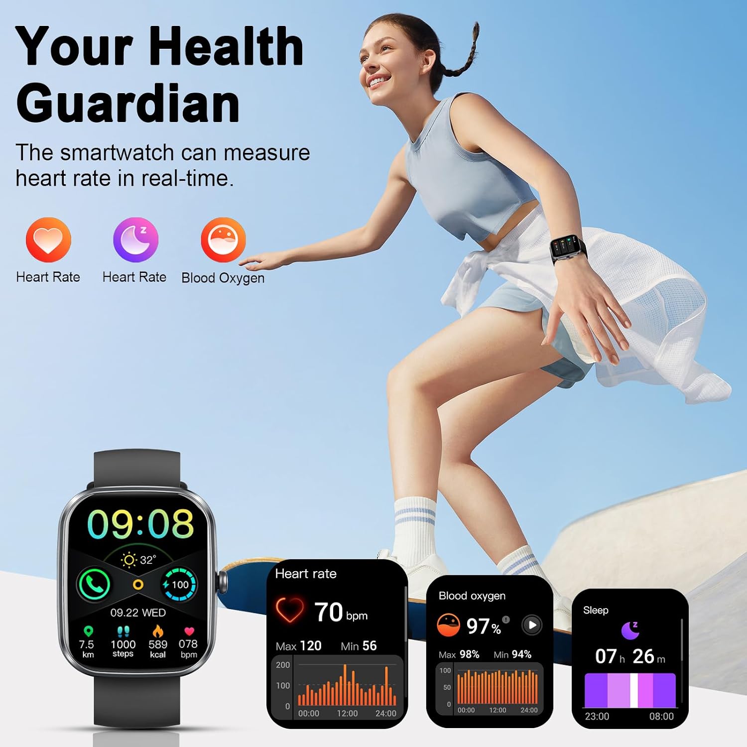 Soudorv 1.91" HD Bluetooth 5.4 Calling Smartwatch for Men - Image 3