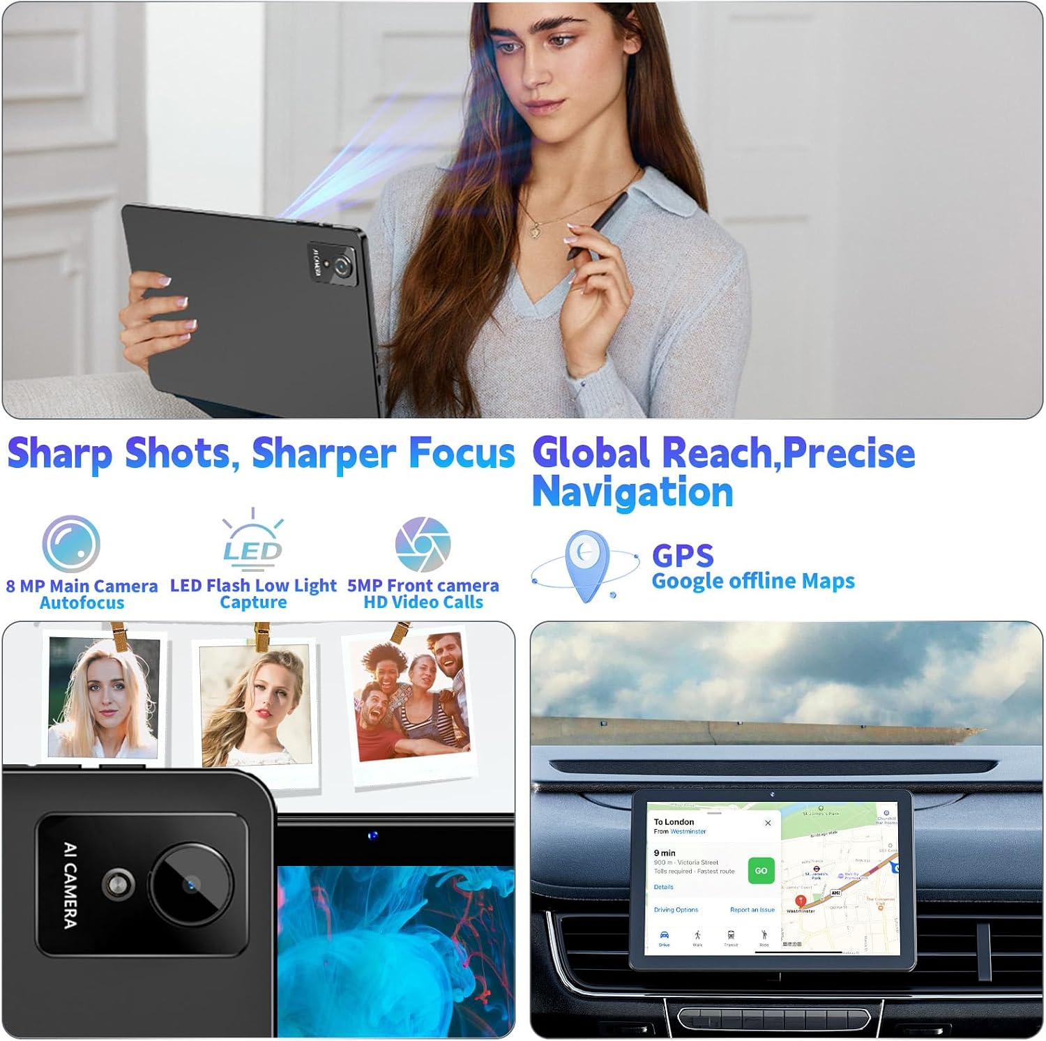 Tablet 10 inch Android 15, 18GB RAM 128 ROM, 6000mAh - Image 7