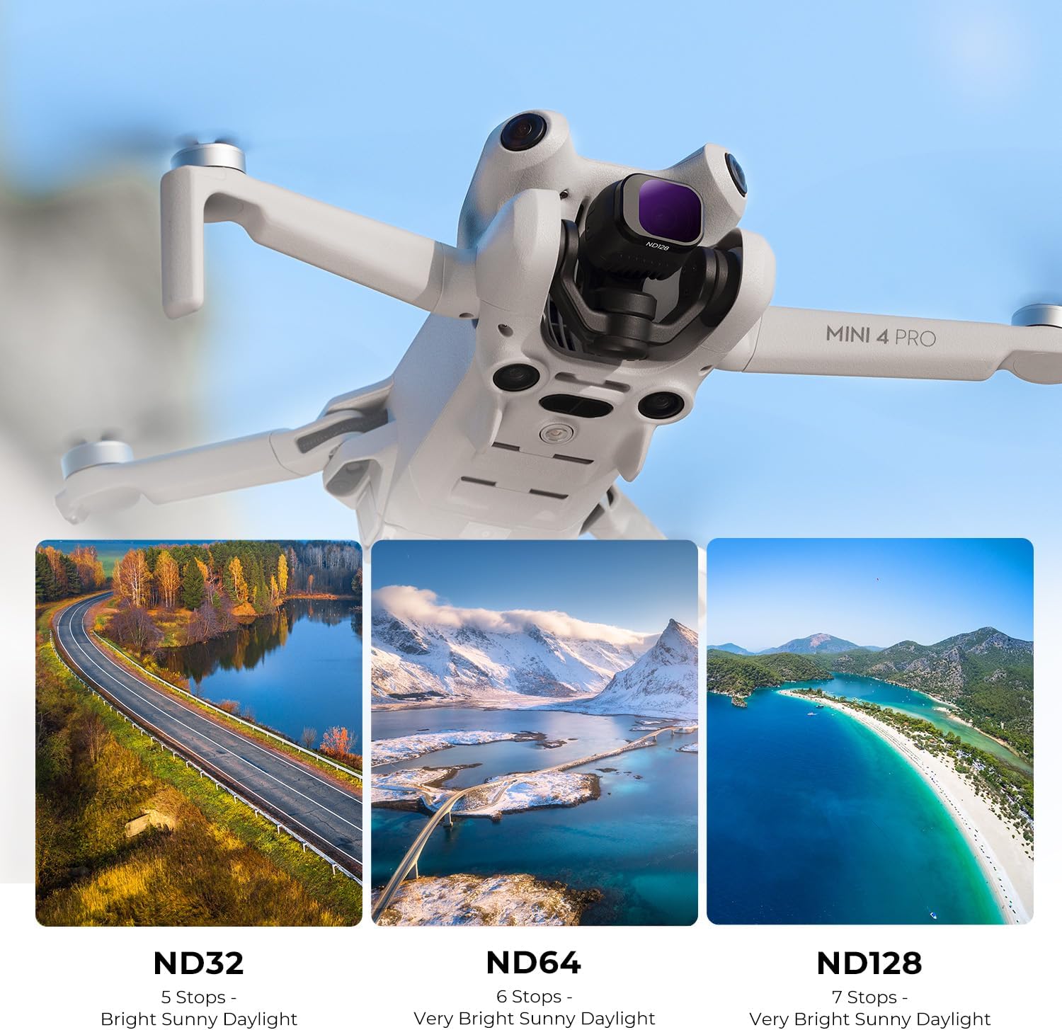 K&F Concept Filter Kit for DJI Mini 4 Pro, CPL ND8 ND16 ND32... - Image 5