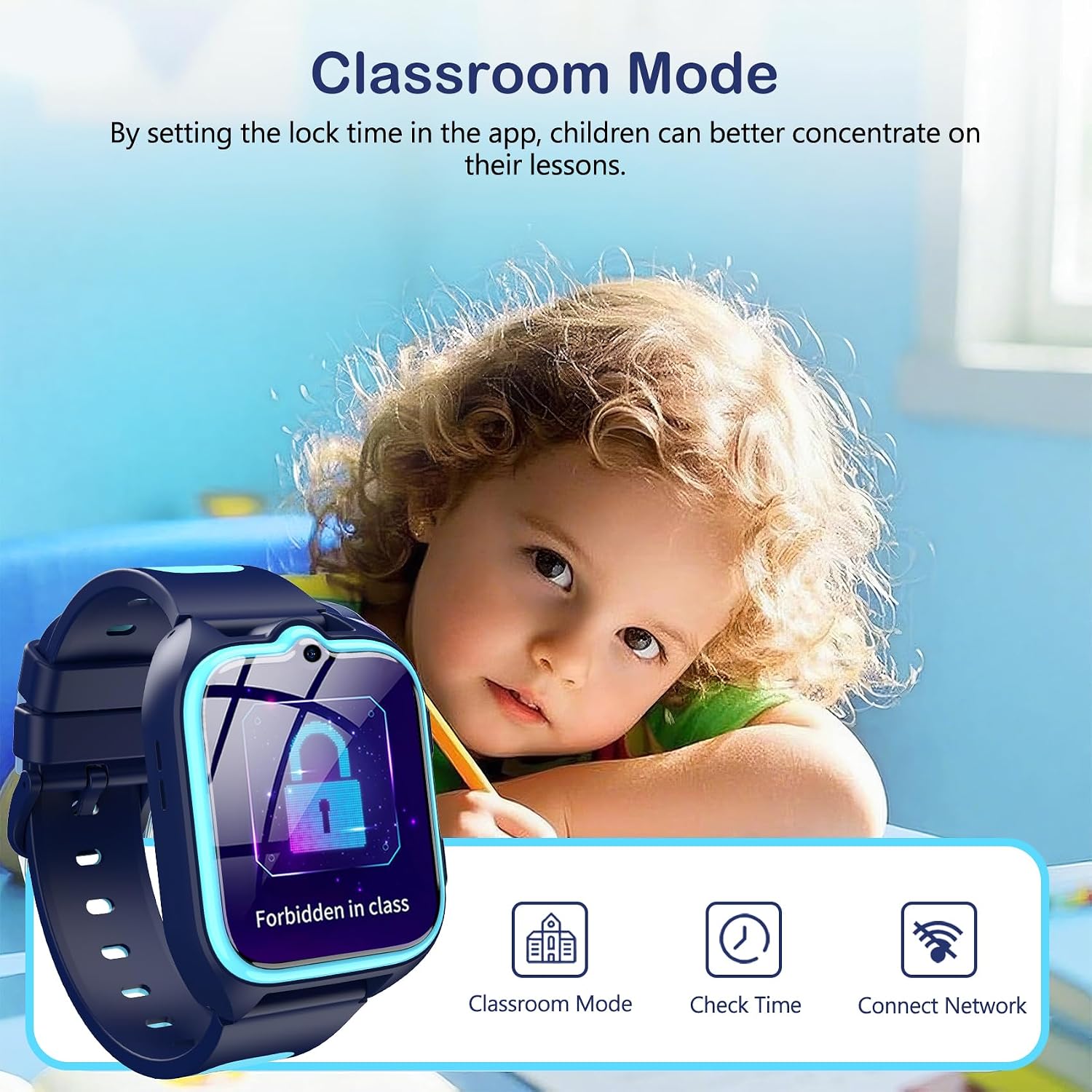 Kids Smart WatchοΌ4G Smartwatch for Boys and Girls,GPS,Voice ... - Image 6