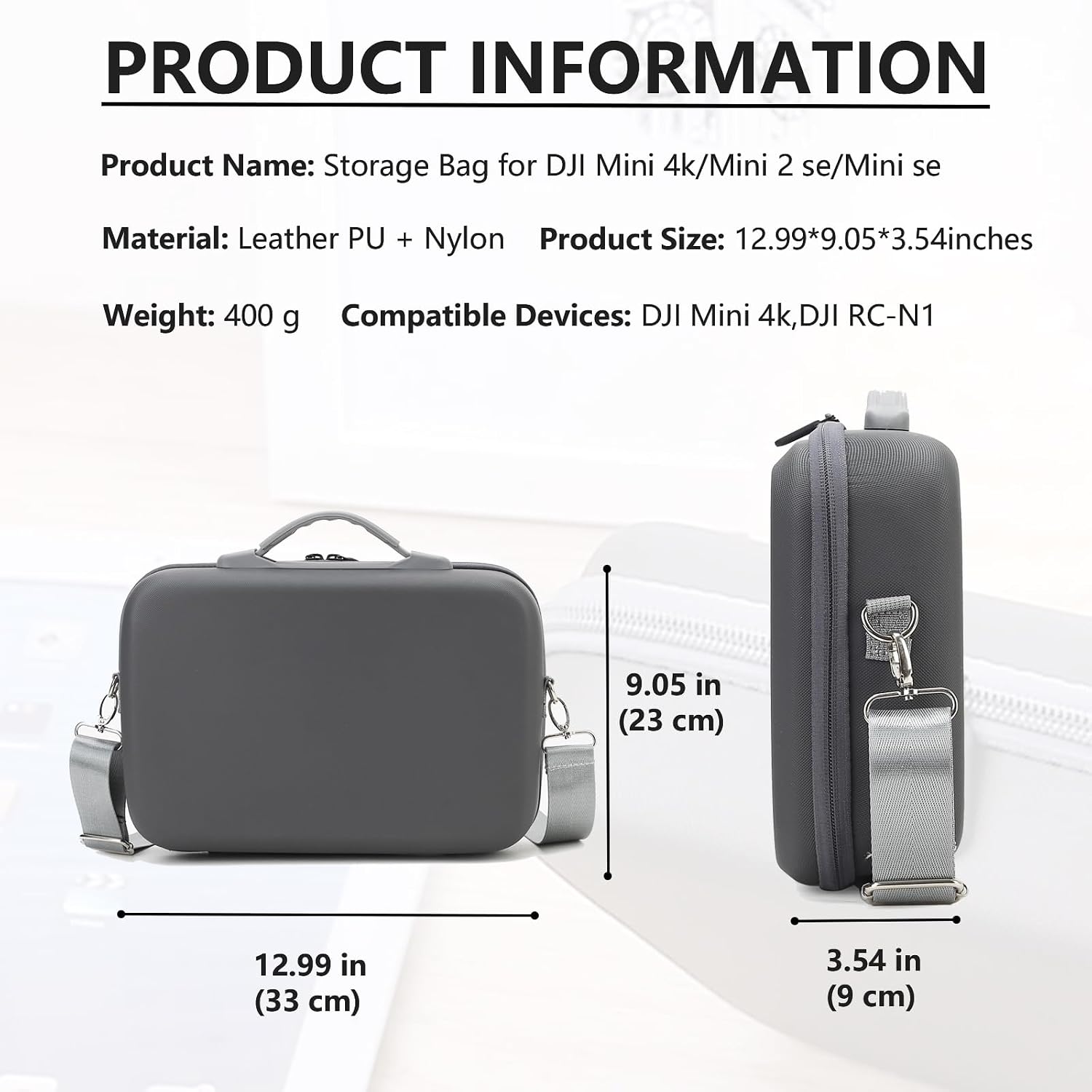 DJI Mini 4K/2 Drone Storage Bag - Portable Travel Handbag Co... - Image 4